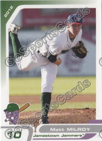 2012 Jamestown Jammers Matt Milroy