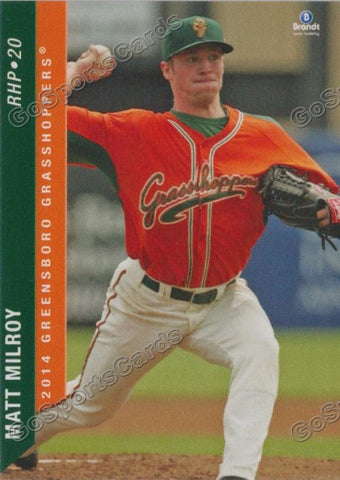 2014 Greensboro Grasshoppers Matt Milroy