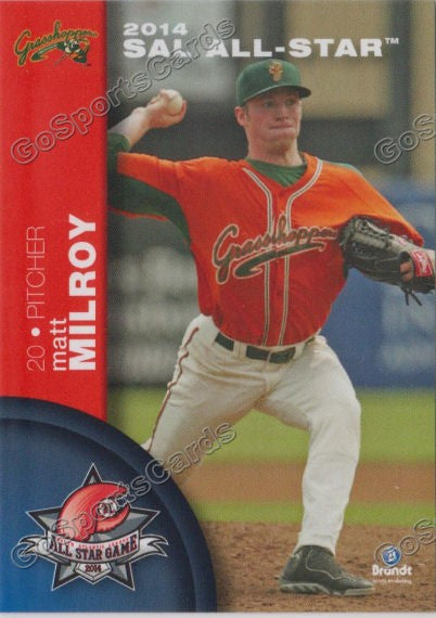 2014 South Atlantic League All Star ND Matt Milroy
