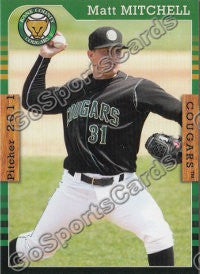 2011 Kane County Cougars Matt Mitchell