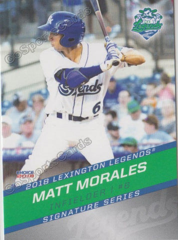 2018 Lexington Legends Matt Morales