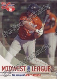 2004 Midwest League Top Prospects Matt Moses
