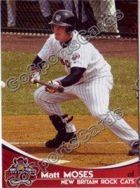 2009 New Britain Rock Cats Matt Moses
