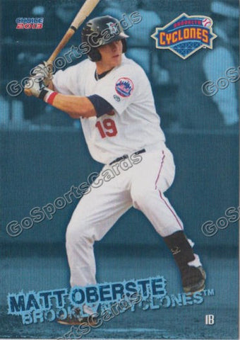 2013 Brooklyn Cyclones Matt Oberste