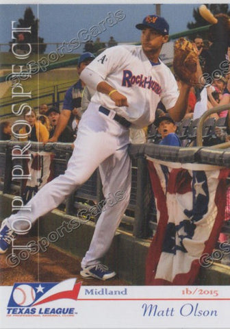 2015 Texas League Top Prospect Matt Olson