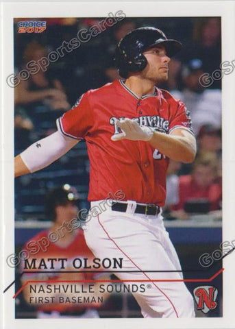 2017 Nashville Sounds Matt Olson
