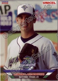2006 Vermont Lake Monsters Matt Perks