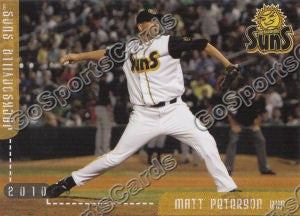 2010 Jacksonville Suns Matt Peterson