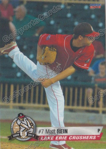 2013 Lake Erie Crushers Matt Rein