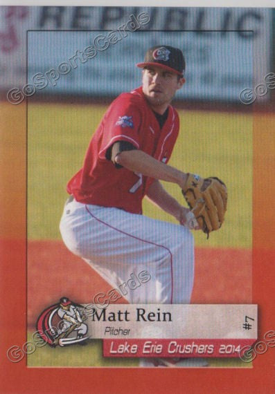 2014 Lake Erie Crushers Matt Rein