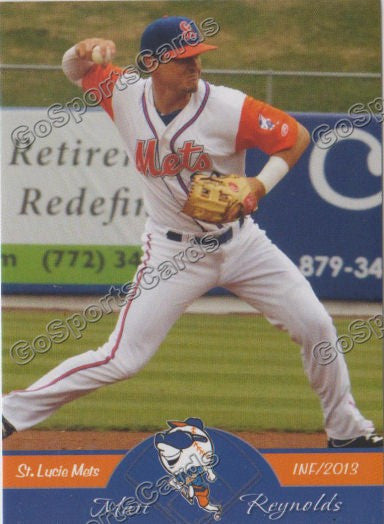 2013 St Lucie Mets Matt Reynolds