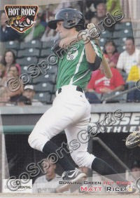 2012 Bowling Green Hot Rods Matt Rice