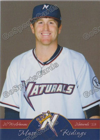 2013 Northwest Arkansas Naturals Matt Ridings