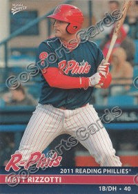 2011 Reading Phillies Matt Rizzotti