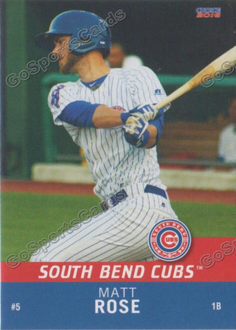 2016 South Bend Cubs Matt Rose