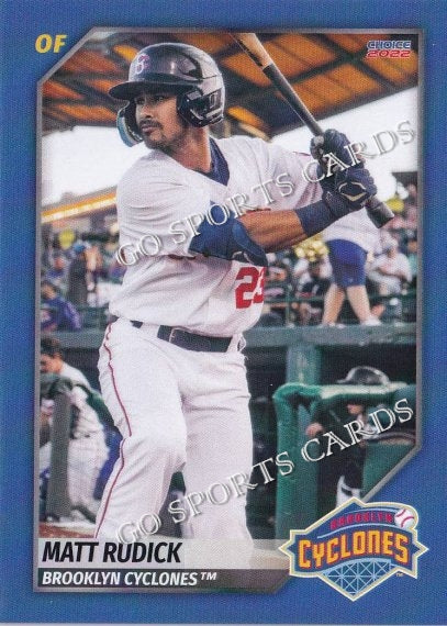 Mathew Rudick 2022 Brooklyn Cyclones Matt Rudick – Go Sports Cards