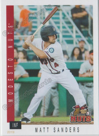 2019 Modesto Nuts Matt Sanders
