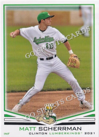 2021 Clinton LumberKings Matt Scherrman