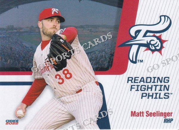 2022 Reading Fightin Phils 1st Matt Seelinger