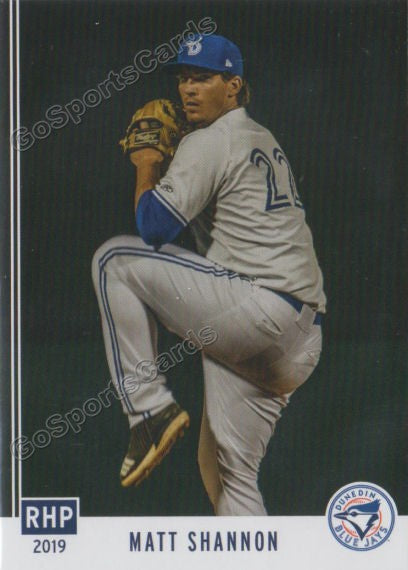 2019 Dunedin Blue Jays Matt Shannon