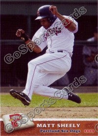 2009 Portland Sea Dogs Matt Sheely