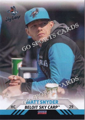 2022 Beloit Sky Carp Matt Snyder