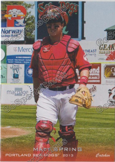 2013 Portland Sea Dogs Matt Spring