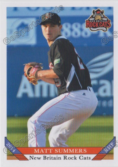 2014 New Britain Rock Cats Matt Summers