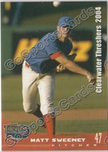 2004 Clearwater Threshers Matt Sweeney