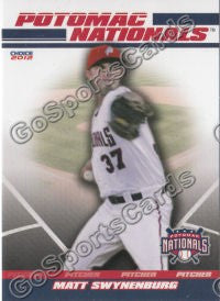 2012 Potomac Nationals Matt Swynenberg