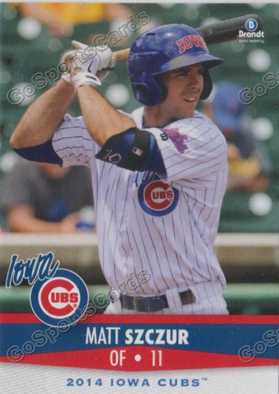 2014 Iowa Cubs Matt Szczur