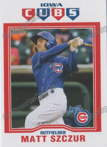 2015 Iowa Cubs Matt Szczur