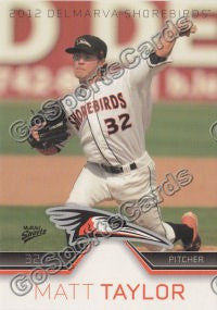 2012 Delmarva Shorebirds Matt Taylor