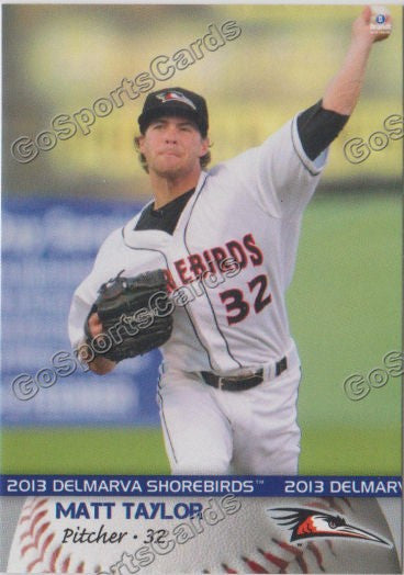 2013 Delmarva Shorebirds Matt Taylor