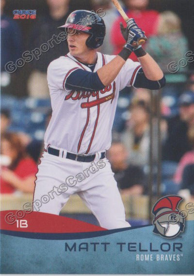 2016 Rome Braves Matt Tellor
