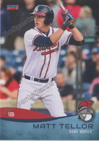 2016 Rome Braves Matt Tellor