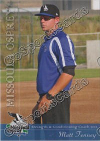 2012 Missoula Osprey Matt Tenney
