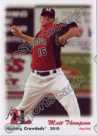 2010 Hickory Crawdads Matt Thompson