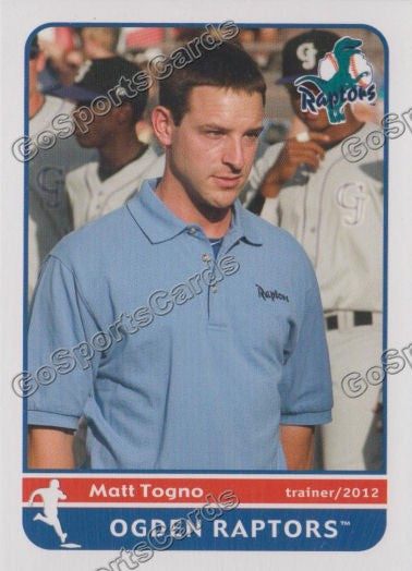 2012 Ogden Raptors Matt Togno
