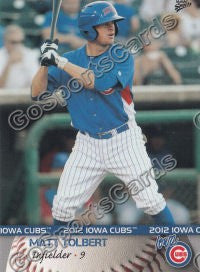 2012 Iowa Cubs Matt Tolbert