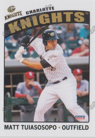 2015 Charlotte Knights Matt Tuiasosopo