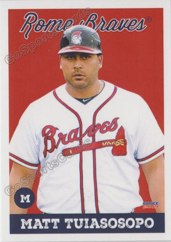 2019 Rome Braves Matt Tuiasosopo
