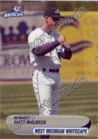 2006 West Michigan WhiteCaps Matt Walbeck