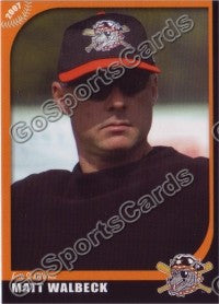 2007 Erie SeaWolves Matt Walbeck