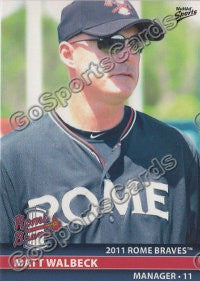 2011 Rome Braves Matt Walbeck