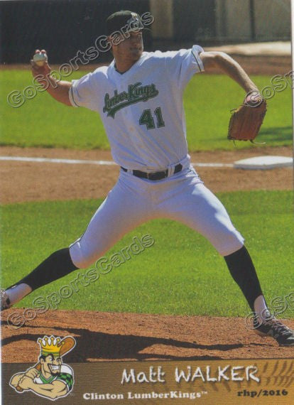 2016 Clinton LumberKings Matt Walker