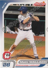 2012 Chattanooga Lookouts Matt Wallach