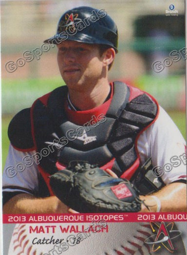 2013 Albuquerque Isotopes Matt Wallach