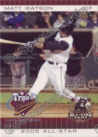 2005 Pacific Coast League All-Star Game Multi-Ad Matt Watson