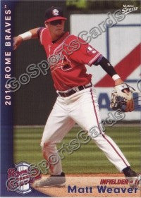 2010 Rome Braves Matt Weaver